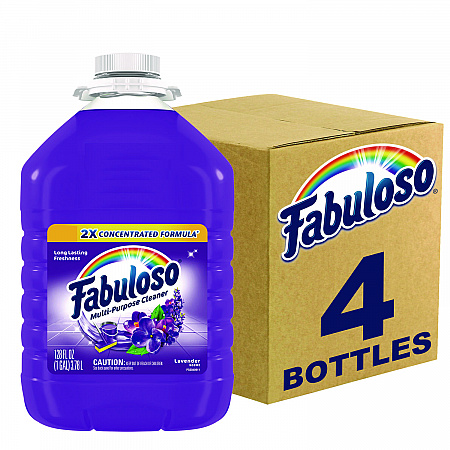 Multi-use Cleaner, Lavender Scent, 1 gal Bottle, 4/Carton (53058)