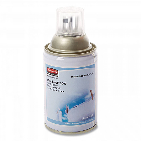TC Microburst 9000 Air Freshener Refill, Linen Fresh, 5.3 oz Aerosol Spray, 4/Carton (4012441)