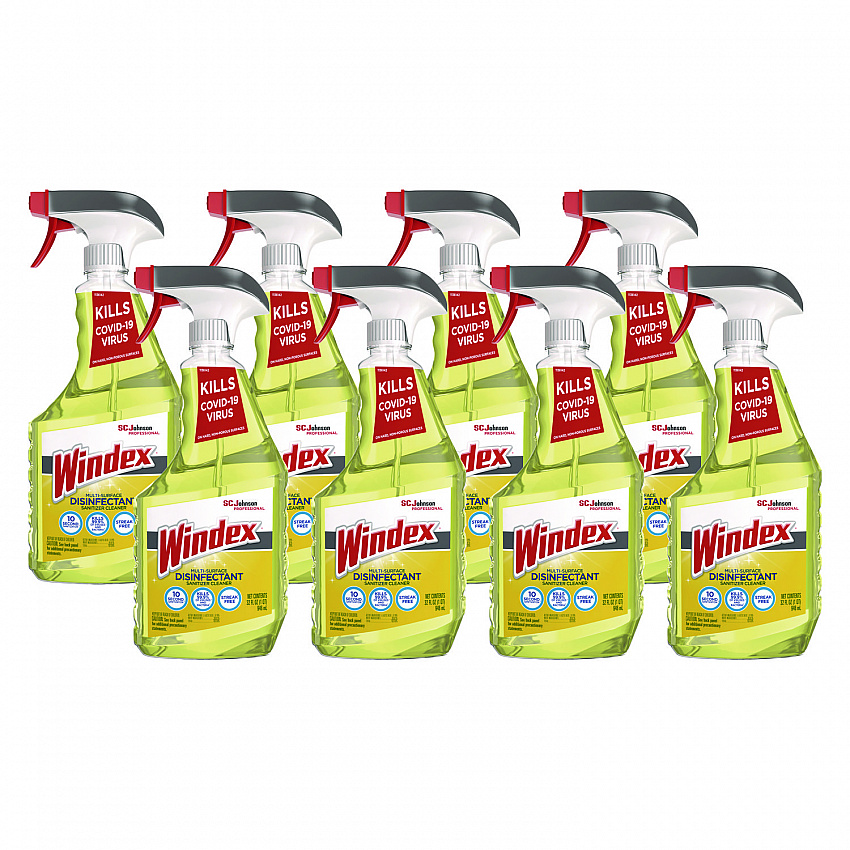 Multi-Surface Disinfectant Cleaner, Fresh Scent, 32 oz Spray Bottle, 8/Carton (322369)