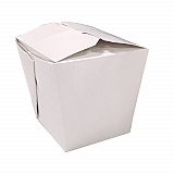 Food Pail, 16 oz, 3.63 x 3 x 3.5, White, Paper, 400/Carton (3103016)