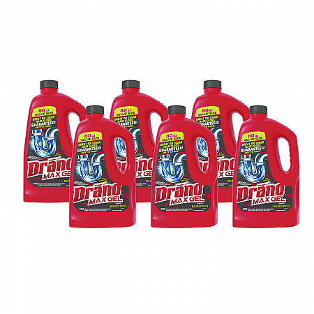 Max Gel Clog Remover, 80 oz Bottle, 6 Bottles/Carton (694772CT)