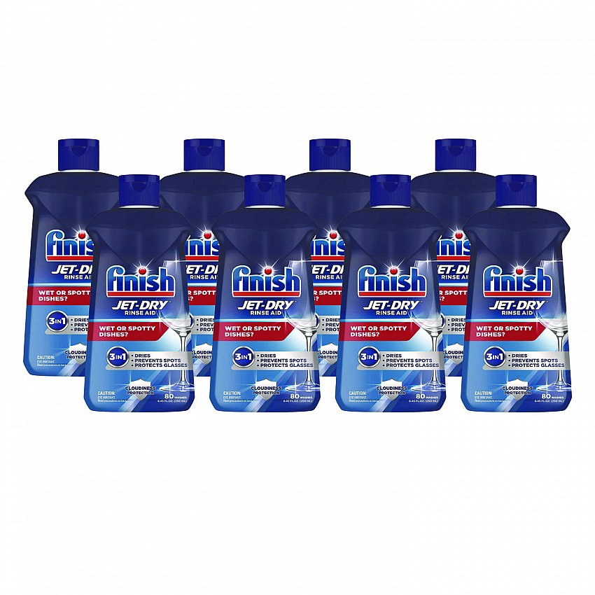 Jet-Dry Rinse Agent, 8.45 oz Bottle, 8/Carton (75713CT)