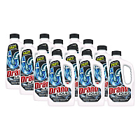 Liquid Drain Cleaner, 32 oz Safety Cap Bottle, 12/Carton (335712)