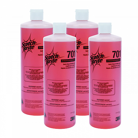 Quick Clean Griddle Liquid, 1 qt Bottle, 4/Carton (26012)