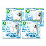 Freshmatic Ultra Automatic Starter Kit, Gadget/(2) 5.89 oz Fresh Linen Refills/AA Battery, 4 Kits/Carton (01918CT)