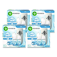 Freshmatic Ultra Automatic Starter Kit, Gadget/(2) 5.89 oz Fresh Linen Refills/AA Battery, 4 Kits/Carton (01918CT)