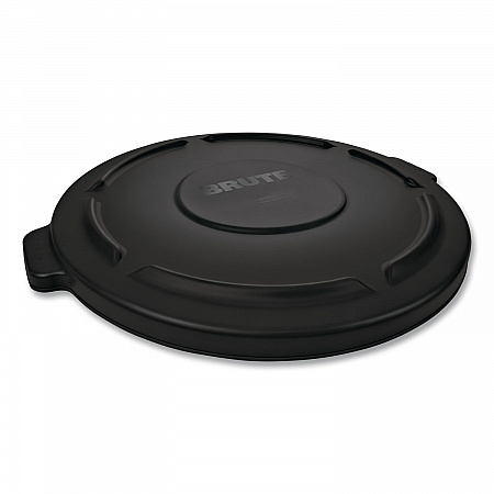 BRUTE Self-Draining Flat Top Lids for 32 gal Round BRUTE Containers, 22.25