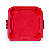 Square BRUTE Lid, 21.88w x 21.88d x 2.13h, Red, 6/Carton (FG352900RED)