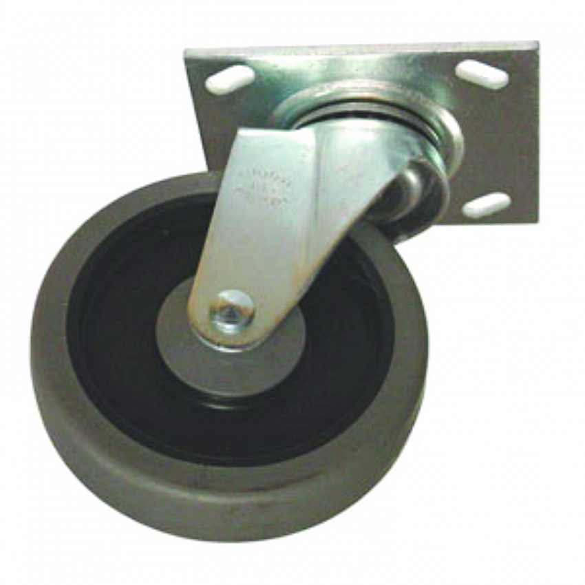 5-Inch Swivel Caster, Gray (9T15L1)