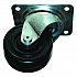 4-Inch Swivel Plate Caster with Hardware, Black (FG1025L40000)
