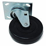 5-Inch Swivel Plate Caster, Black (FG4402L10000)