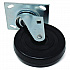 5-Inch Swivel Plate Caster, Black (FG4402L10000)