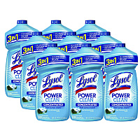 Power Clean Concentrated Multi-Surface Cleaner, Cool Adirondack Scent, 28 oz Pour Bottle, 9/Carton (82515CT)