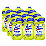Power Clean Concentrated Multi-Surface Cleaner, Lemon and Sunflower Essence, 28 oz Pour Bottle, 9/Carton (82513CT)