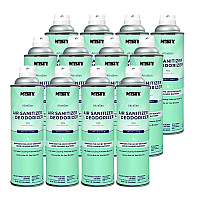 Handheld Air Sanitizer/Deodorizer, Fresh Linen, 10 oz Aerosol Spray, 12/Carton (1037236)