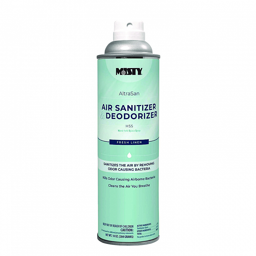 AltraSan Air Sanitizer and Deodorizer, Fresh Linen, 10 oz Aerosol Spray (1037236EA)