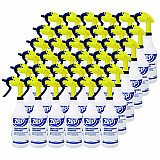 Professional Spray Bottle, 32 oz, Blue/Gold/Clear, 36/Carton (HDPRO36CT)