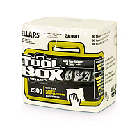 Z300 Quarterfold Wipers, 1-Ply, 11.87 x 13, White, 12/Carton (2010001)