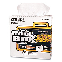 Z300 Pop-Up Wipers, 1-Ply, 8.5 x 16.5, White, 8/Carton (2020002)