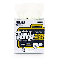 Z400 Interfold Pop-Up Wipers, 1-Ply, 8.5 x 16.5, White, 8/Carton (5020001)