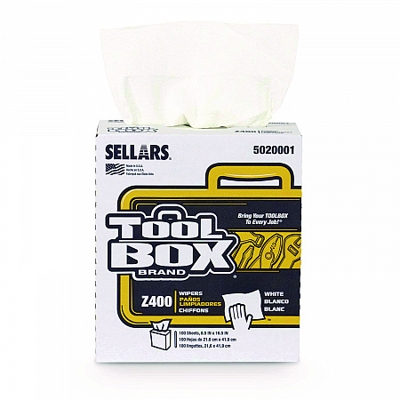 Z400 Interfold Pop-Up Wipers, 1-Ply, 8.5 x 16.5, White, 8/Carton (5020001)