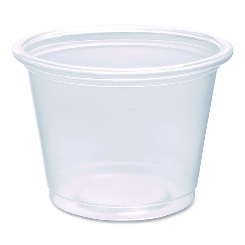 Conex Complements Portion/Medicine Cups, 5.5 oz, Plastic, Translucent, 125/Bag, 20 Bags/Carton (550PC)