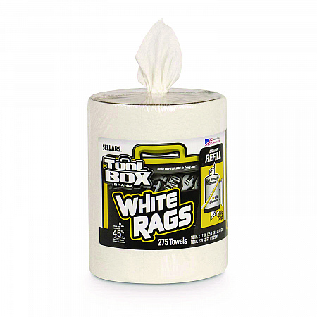 Z300 Wipers Big Grip Refill, 1-Ply, 10 x 12, White, 6/Carton (20421)