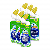 Power Stain Destroyer Toilet Bowl Disinfectant, Rainshower Scent, 24 oz Bottle, 6/Carton (387234)