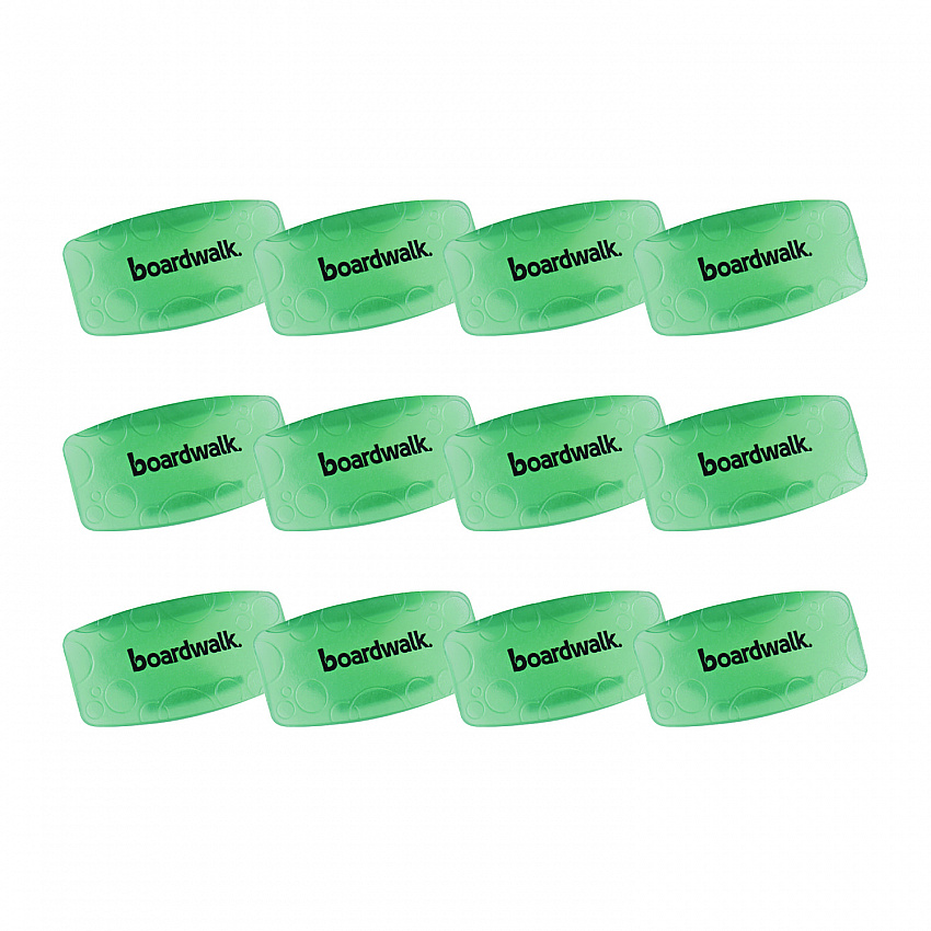 Toilet Bowl Clip, Cucumber Melon Scent, Green, 12/Box (CLIPCME)