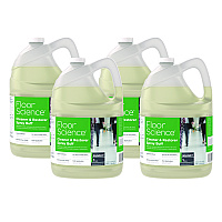 Floor Science Cleaner/Restorer Spray Buff, Citrus Scent, 1 gal Bottle, 4/Carton (CBD540458)