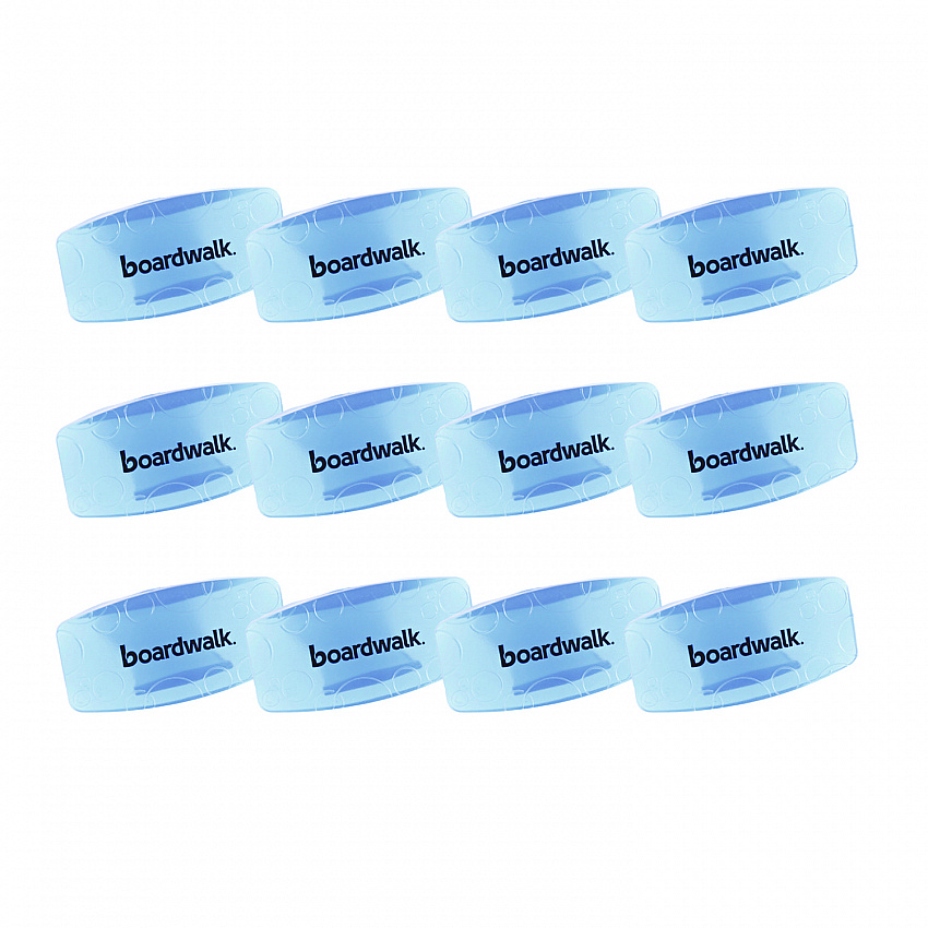 Toilet Bowl Clip, Cotton Blossom Scent, Blue, 12/Box (CLIPCBL)