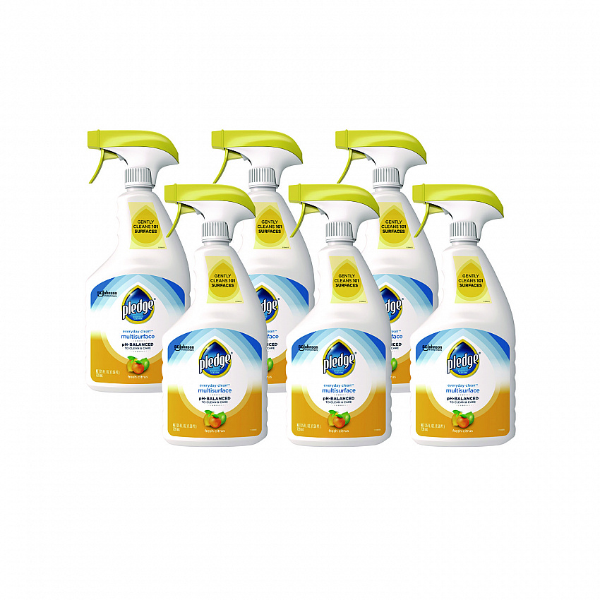 pH-Balanced Everyday Clean Multisurface Cleaner, Clean Citrus Scent, 25 oz Trigger Spray Bottle, 6/Carton (336283)