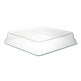 Renewable and Compostable Lids, 8.8 x 8.8 x 1.64, Clear, Plastic, 200/Carton (EPSCS9SLID)