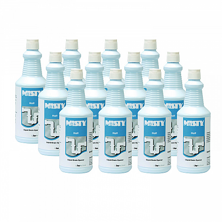 Halt Liquid Drain Opener, 32 oz Bottle, 12/Carton (1003698)