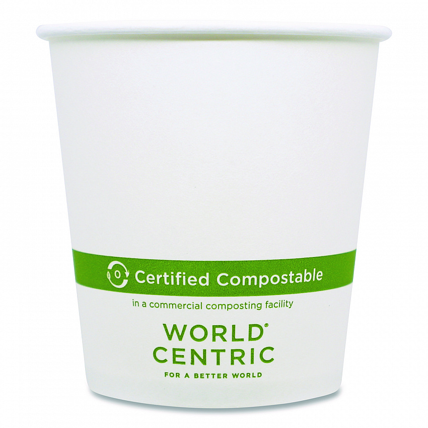 Paper Hot Cups, 10 oz, White, 1,000/Carton (CUPA10)