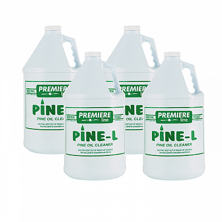 Premier Pine L Cleaner/Deodorizer, Pine Oil Scent, 1 gal Bottle, 4/Carton (PINEL)