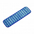 8125017186096, SKILCRAFT Microfiber Flat Wet Mop - Reusable, 18 x 5.5, Blue, 12/Box (7167185)