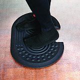 AFS-TEX 2000X Anti-Fatigue Mat, Oval, Black Anti-Slip Surface, 16" x 24" (FCA21624XBK)