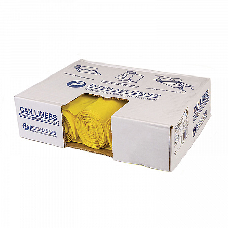 Low-Density Commercial Can Liners, Infectious Waste Biohazard, 30 gal, 1.15 mil, 30