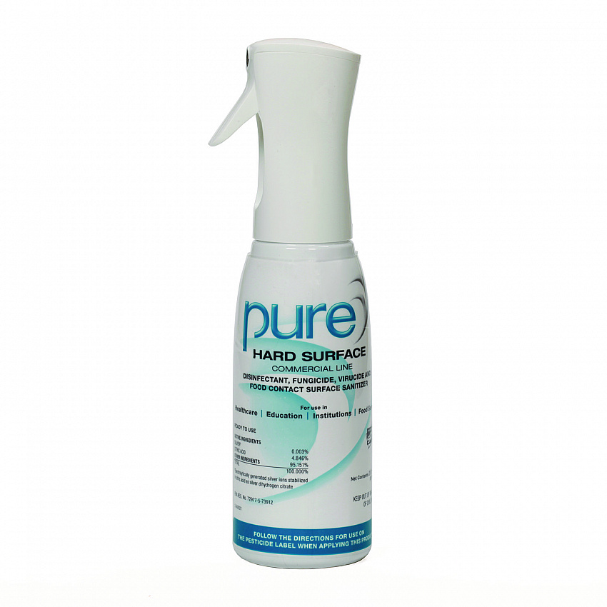 8125017186096, PURE Pre-Labeled Empty Spray Bottle, 20 oz, White, 6/Box (7186096)