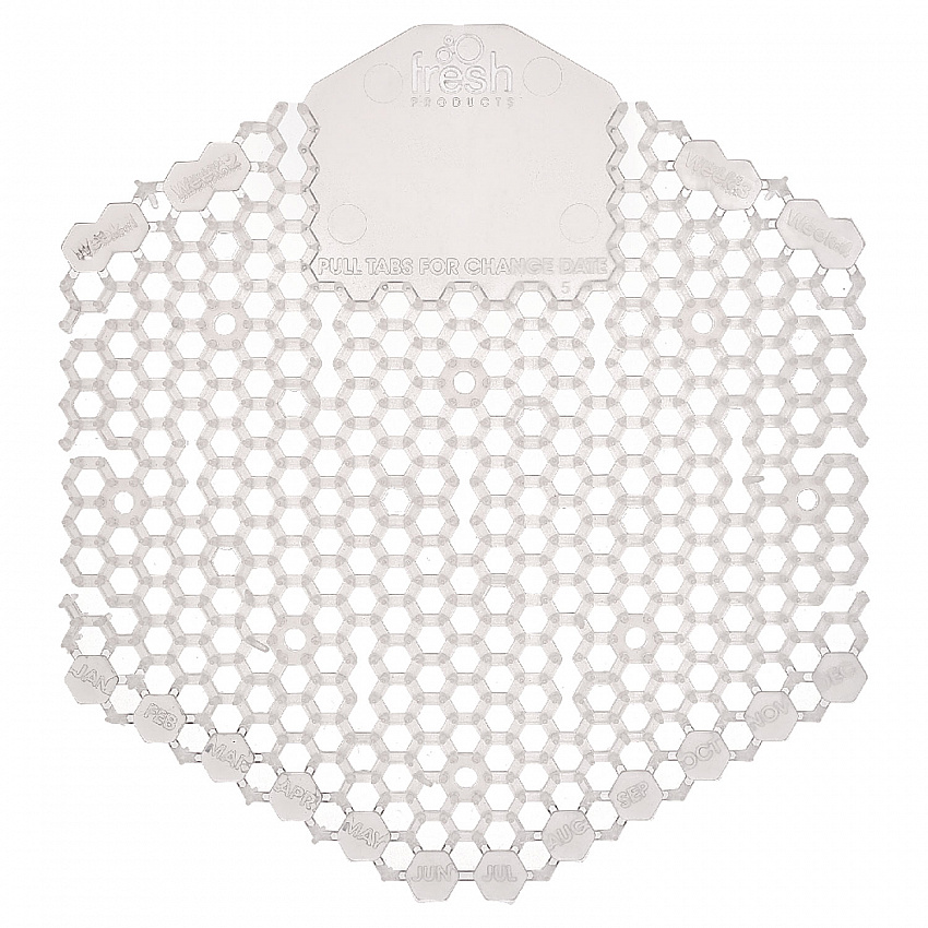 Wave 3D Urinal Deodorizer, Honeysuckle Scent, Clear, 58 g, 10/Box, 6 Boxes/Carton (3WDS60HON)