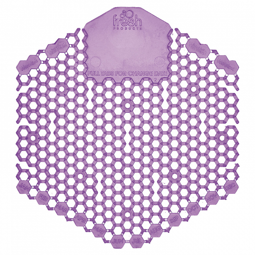 Wave 3D Urinal Deodorizer, Fabulous Scent, Purple, 58 g, 10/Box, 6 Boxes/Carton (3WDS60LAV)