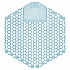Wave 3D Urinal Deodorizer, Ocean Mist Scent, Blue, 10/Box, 6 Boxes/Carton (3WDS60OMI)