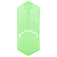 Tsunami, Urinal Screen, Cucumber Melon Scent, Green, 5.22 oz, 6/Carton (TSU6CM)