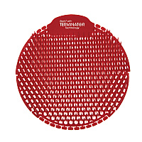 Slant7 with Terminator Urinal Screen, Forest Scent, Red, 30/Carton (S7TCT)