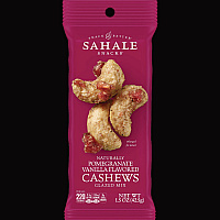 Pomegranate Vanilla Glazed Mix Cashews, 1.5 oz Bag, 18/Carton (00328)