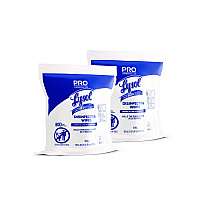 Professional Disinfecting Wipe Bucket Refill, 1-Ply, 6 x 8, Lemon and Lime Blossom, White, 800 Wipes/Bag, 2 Refill Bags/CT (99857CT)