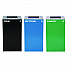 29 Gallon Trash/Recycling Cans, Steel, Blue Recycling Can, Green Compost Can, Black Trash Can with Square Lids (4450BLKKIT14)