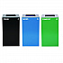 29 Gallon Trash/Recycling Cans, Steel, Blue Mixed Recycling Can, Green Compost Can, Black Trash Can with Square Lids (4450BLKKIT15)