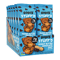 Stuff'D Peanut Butter and Chocolate Chip Oat Bar, 2.5 oz Bar, 12/Box (00104)